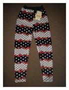 Legginsy dziewczęce, ocieplane, futerko, r.134/140