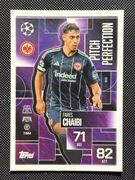 Match Attax EXTRA 2026 FARES CHAIBI nr.210 ( Frankfurt ) PITCH PERFECTION