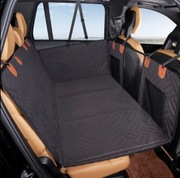 Mocny duży uniwersalny czarny pokrowiec, bezpieczna mata do auta dla psa