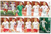 KOMPLET 12 KART TEAM POLSKA WORLD CUP 2018 LEWANDOWSKI MILIK