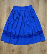 Spódnica chabrowa midi