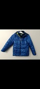 Cool Club Smyk kurtka zimowa chłopięca rozmiar 134 niebieska z kapturem 