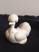 Bombka ozdobna Kura Silka gołoszyjka biała