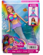Lalka Barbie Malibu Syrenka Migoczące światełka HDJ36