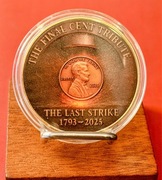 Final cent tribute kopia monety USA