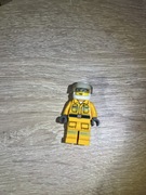 LEGO cty0961 Fire - Reflective Stripes, Bright Light Orange Suit, White  