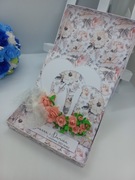 Pamiątka ślubna na pieniądze w pudełku