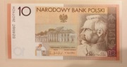 10 zł złotych - 2008 r. - Józef Piłsudski -  stan 1 UNC