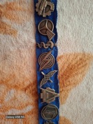 Polski wojskowy pasek z odznakami("lidiki")-różne