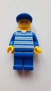 LEGO FIGURKA City Classic Town hor008 Horizontal Lines Blue