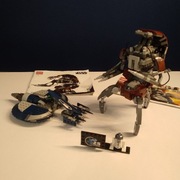 LEGO Star Wars 75381 Droideka i 75199 Ścigacz bojowy + figurka R2-D2