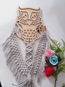 Sowa Zakończenie Roku Szkolnego Makrama Dekoracja 