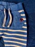 Spodnie dresowe  niebieskie w paski 92 Pepco