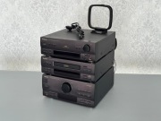 Wieża Zestaw Technics Amplituner SA Odtwarzacz CD SL Procesor SH-CH750