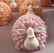 BARANEK OWCA Wielkanocna forma silikonowa 7.8*4.8 do Odlewów Świec Mydła