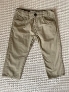 Zara spodnie eleganckie kremowe bezowe wesele 80