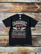 Port & Company czarny T-Shirt męski prezent urodzinowy 50 lat rozmiar L