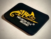 Naszywka PVC Helikon-Tex Morale Patch Logo Czarny 52x35 mm - Rzep