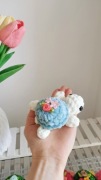 Żółwik na szydełku handmade, dekoracja 