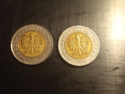 Monety 5 złotych 94-96 rok