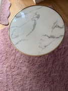 Okazja Stolik kawowy marmur złoty 