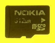 microSD 512 MB >> N O K I A