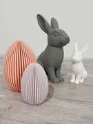 Królik Druk 3D Figurka Dekoracyjna Ozdoba ZAJĄC Królik na Wielkanoc 15cm 