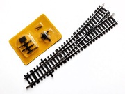 KOLEJKA EAGLEMOSS TOR ZWROTNICA LEWA + DŹWIGNIA. Pasuje do Piko Mehano H0.