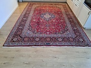 Sygnowany perski ręcznie tkany wełniany dywan Keshan 250x350cm