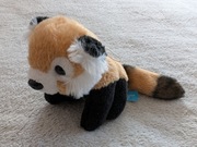 Kolorowa pluszowa maskotka panda ruda jak nowa