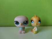 Littlest Pet Shop LPS dwie figurki zestaw 4 ptaki