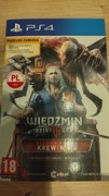 WIEDŹMIN 3 DZIKI GON PS4 - KREW I WINO - KARTY GWINT - nowa, folia!