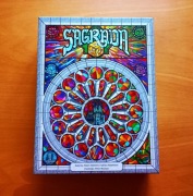 Gra planszowa SAGRADA + PROMO świetny stan karty w koszulkach wysyłam