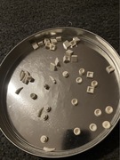 Pakiet lego 53451, 4073, 54200, 30708, 98138 białe