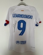 Robert Lewandowski koszulka autograf! FC BARCELONA 2023/2024 - rozmiar L
