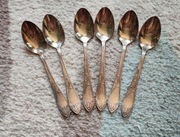 Komplet 6 Łyżeczek do Kawy/Herbaty/Ciasta DESEROWE 11,5cm Srebrzone