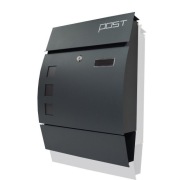 Skrzynka na listy POCZTOWA powystawowa z gazetnikiem