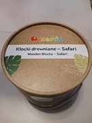Klocki drewniane Elefun Safari / nowe