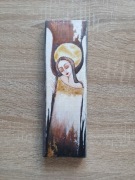 Anioł na desce,decoupage 