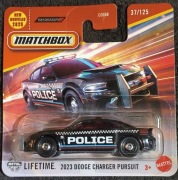 Matchbox 2023 Dodge Charger Pursuit Policja Radiowóz Nowy autko Mattel