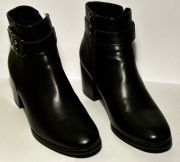 Sergio Leone, Botki na obcasie rozm. 37 Buty Damskie Zimowe Ekoskóra