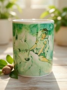 Księżniczka Mononoke Studio Ghibli manga anime prezent kubek Ceramiczny