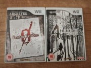 Zestaw Wii Resident Evil Zero oraz RE 4, 3xA ENG stan BDB komplet Nintendo