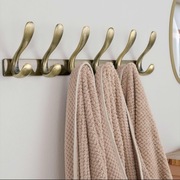 Wieszak ubraniowy, ścienny, metalowy, duży i wytrzymały, brąz, Honsky