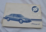 BUICK REGAL 1995 instrukcja obsługi owner's manual