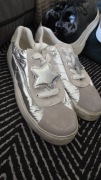 Mango kids buty 39 srebrne z gwiazdką