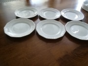 Rosenthal Germany  Biala Maria 6 talerzykow przystawkowych 15,5cm 
