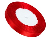 Tasiemka wstążka satynowa czerwona 6mm 2mb
