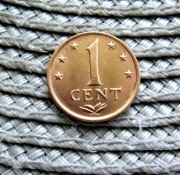 Antyle Holenderskie 1 Cent 1971r