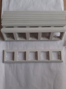 Ramka pięciokrotna Hager Polo Optima biała - używana